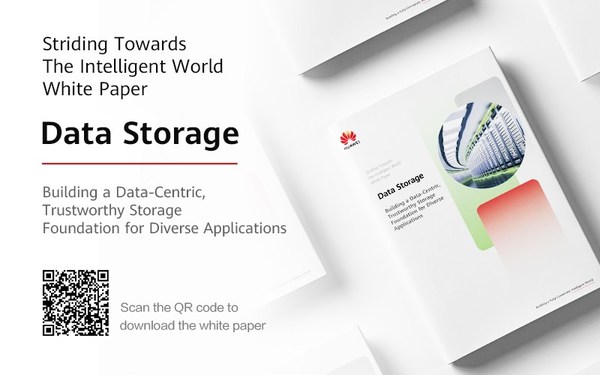 Huawei Releases the Striding Towards the Intelligent World - Data Storage White Paper