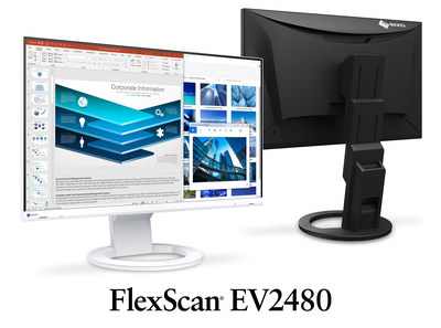 艺卓发布全新标准款23.8英寸USB-C显示器FlexScan EV2480 - 中国日报网