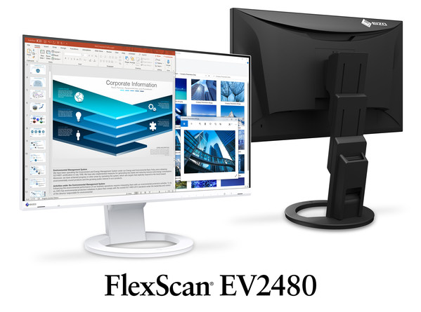 藝卓發布全新標準款23.8英寸USB-C顯示器FlexScan EV2480