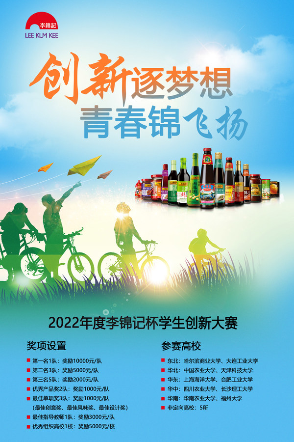 2022年度李锦记杯学生创新大赛海报