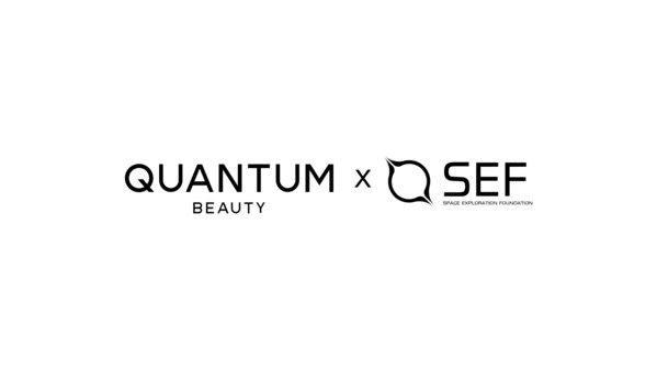 Quantum Beauty与太空探索基金SEF（Space Exploration Foundation）联名logo.