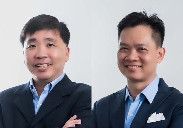 Left: Dr Edwin Lee, CEO Focus Digital Technology Group Right: Mr KC Wong, CEO Iridium Global