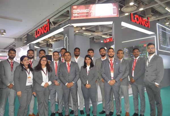 LONGi successfully wraps the Renewable Energy India Expo with Hi-MO 5 as a key attraction, unveiling the Hydrogen Business for Indian customers