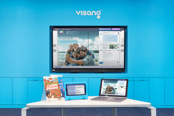The new interactive learning solution co-developed by VISANG and OUP