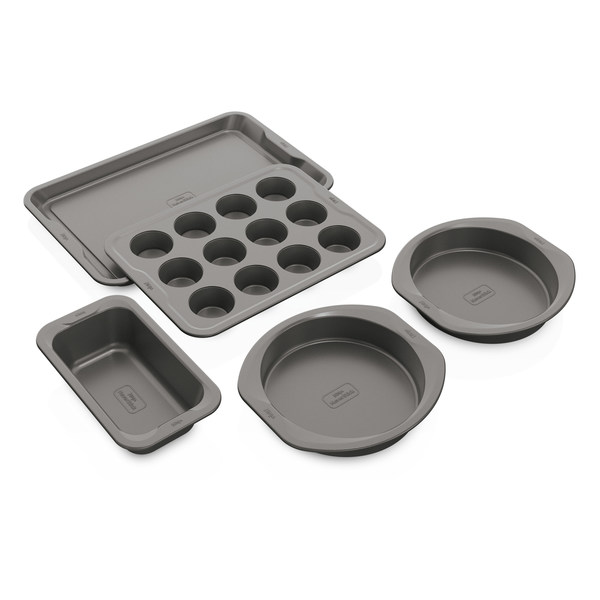 The Ninja™ Foodi™ NeverStick™ Bakeware made with heavy gauge 0.8mm aluminized steel minimizes rusting, resists warping, and is oven safe up to 500⁰F.