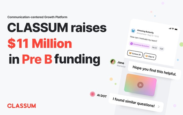 CLASSUM Lands $11M Pre-Series B Funding, Accelerating Interactive Learning.