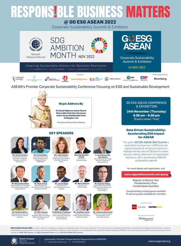 ESG DATA IN ACCELERATING ASEAN'S SUSTAINABILITY AGENDA  TAKES CENTER STAGE AT THE GO ESG ASEAN 2022 CONFERENCE