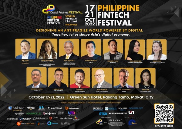 Digital Pilipinas Festival gears towards an anti-fragile system in PH, ASEAN; 
Key leaders, stakeholders gather for Philippine FinTech Festival, World FinTech Festival