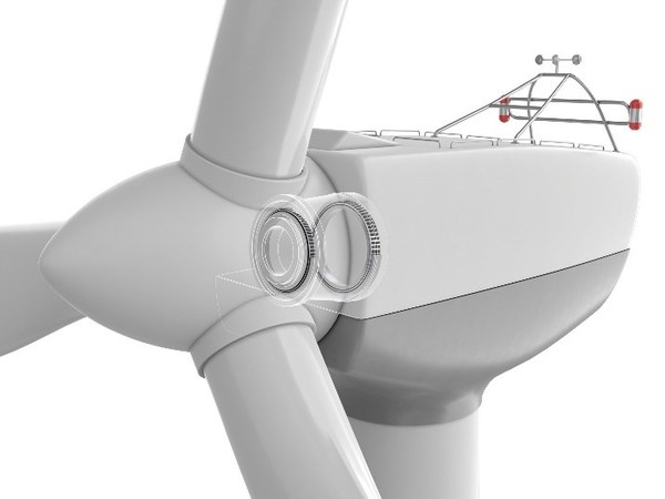 6兆瓦以上大型风力发电机组越来越多采用两个圆锥滚子轴承的可调节布置形式