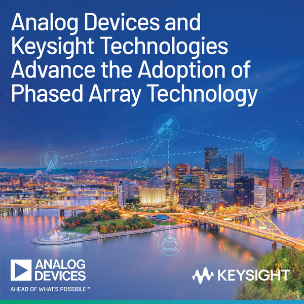 ADI及Keysight Technologies共推相位陣列技術速化部署