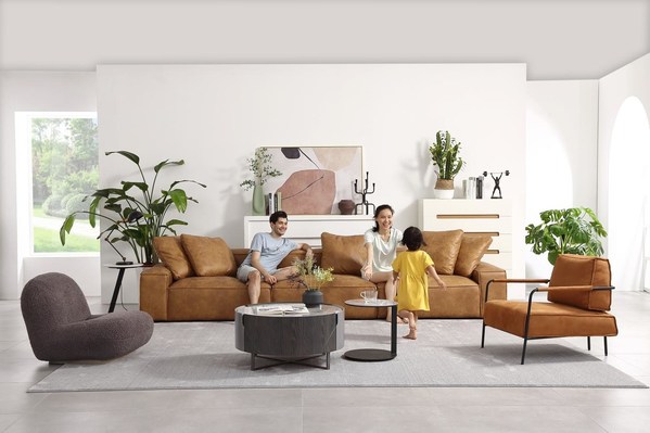 25Home Hits It Out Of The Park Again With Their Air Leather Pad Sofa