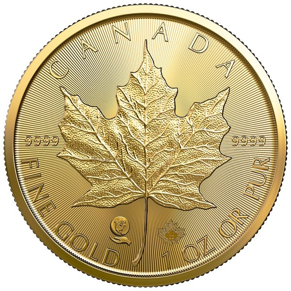 加拿大皇家鑄幣廠新款 1 安士 99.99% 純金楓葉金幣，所用黃金皆產自一家金礦