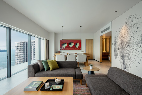Hyatt Centric Kota Kinabalu – Sea View Suite Living Room