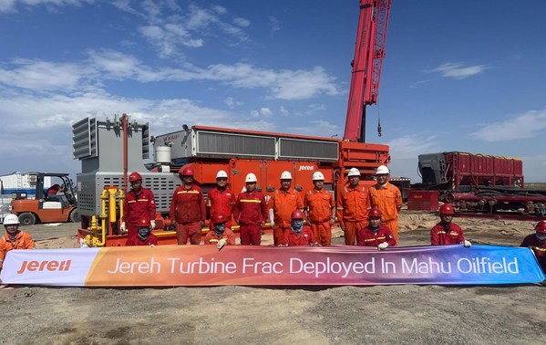 Jereh Apollo Turbine Frac Successfully Deployed in Mahu Oilfield