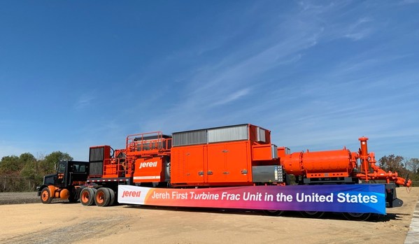 Jereh First Turbine Frac in the US, 2019