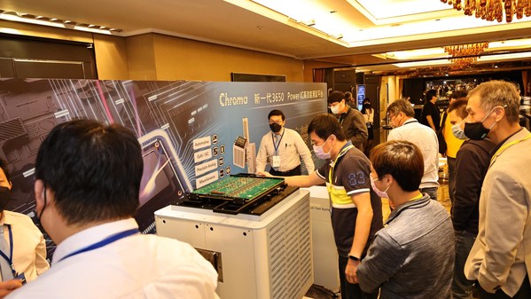 The live demonstration of the next-generation Chroma 3650 at the launch event drew the attention of many professionals from the advanced semiconductor industry