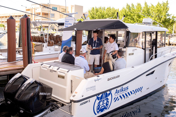 HD Hyundai’s ship autonomous navigation subsidiary, Avikus, participated in the Fort Lauderdale International Boat Show, the world’s largest boat show, and proved its leading capability in autonomous ship technology.
