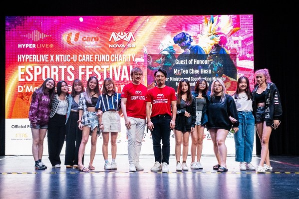 Charity Esports Festival Organized by HyperLive Raises Funds for NTUC-U Care Fund