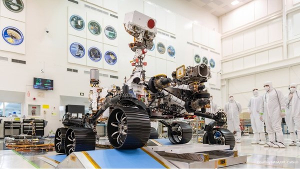 配备ABB Ty-Rap™扎带的NASA“毅力号”火星车