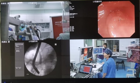 Shanghai Operation Robot  announced the first Robot-assisted human clinical trial of biliary stent placement surgery