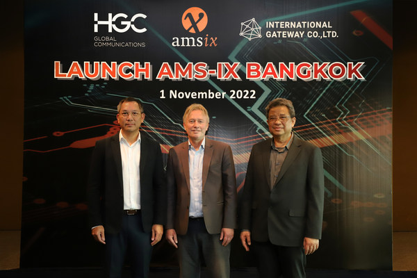 HGC, AMS-IX and IGC launch a new Internet Exchange in Bangkok Thailand