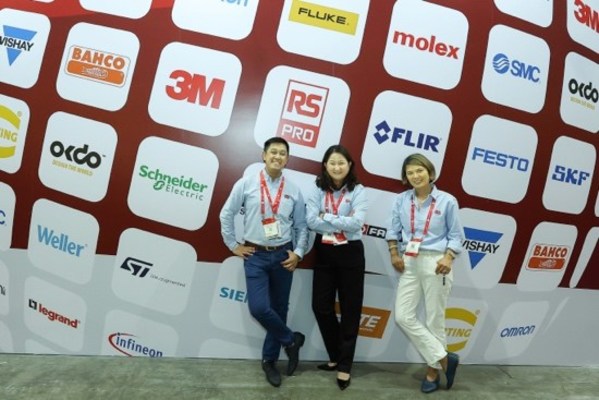 From left: Chester Atlas, Head of Margin Optimisation and RS PRO APAC, Eileen Yap, General Manager, Singapore and Laura Gui, VP of People and Operational Excellence, APAC