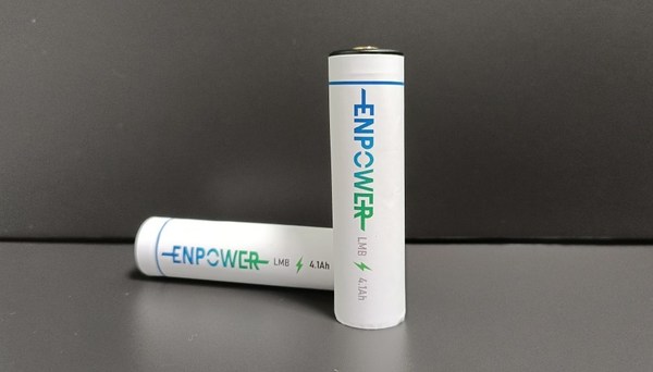 Enpower Greentech’s 18650 Cylindrical Lithium Metal Battery (4.1Ah)