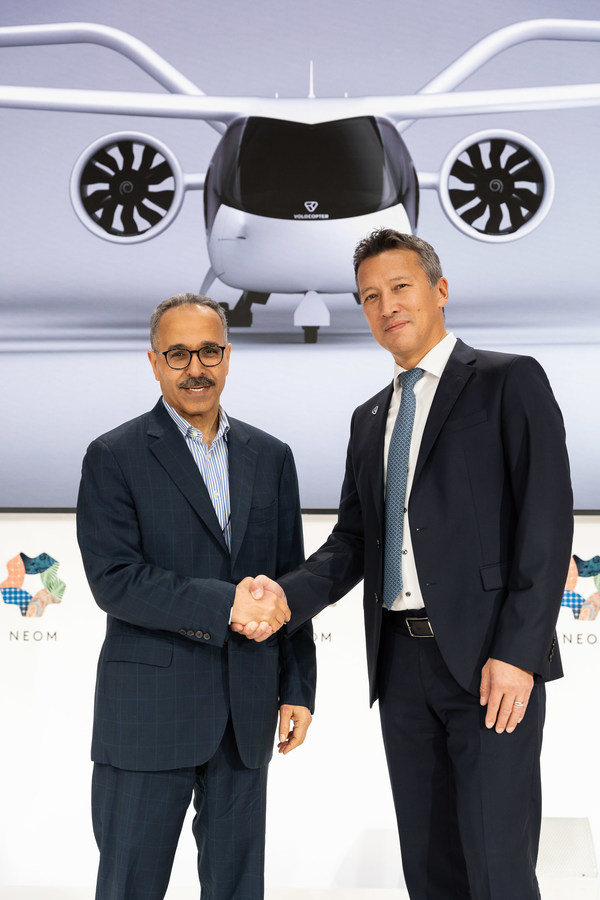 NEOM invests USD 175m in Volocopter to accelerate electric urban air mobility