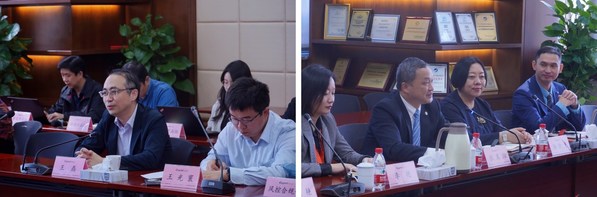 图左：欧冶金服高级副总裁王磊先生；图右：BSI大中华区董事总经理