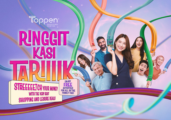 Toppen Shopping Centre celebrates its 3rd anniversary inviting the Johor community to 