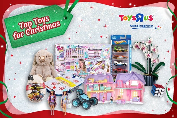 Senarai Mainan Paling Popular Krimas Toys"R"Us Malaysia ditentukan mengikut faktor-faktor seperti trend yang hangat, keutamaan pasaran tempatan dan faedah-faedah perkembangan