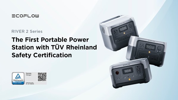 EcoFlow RIVER 2 Becomes the First TÜV Rheinland-Certified Portable Power Station Series