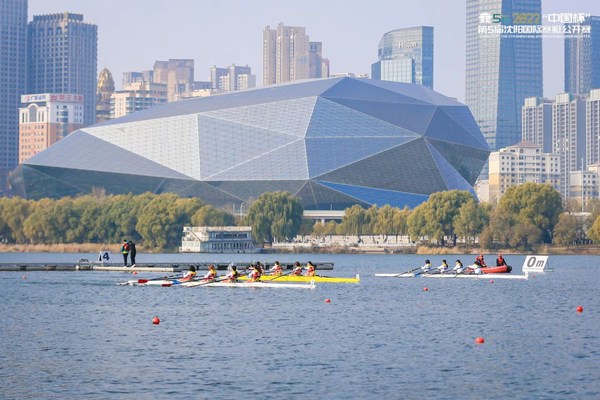 圖為瀋陽國際賽艇公開賽現場。