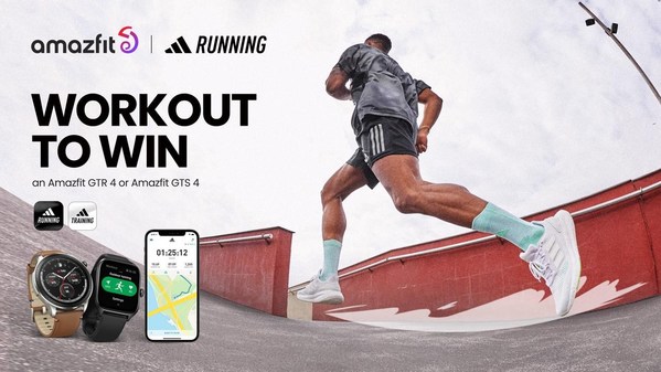 Workout to Win: Amazfit Launches Challenge on adidas Apps Following Partnership Announcement