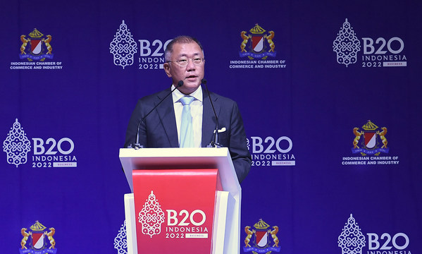 Executive Chair Hyundai Motor Group Ajak Seluruh Pemangku Kepentingan untuk Ambil Langkah Tegas Sikapi Perubahan Iklim dan Kemiskinan Energi di perhelatan B20 Summit 2022