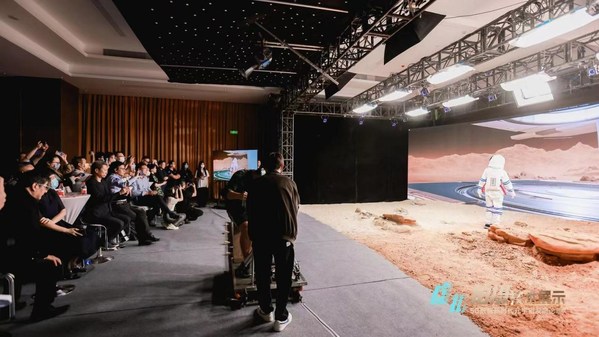 2022年“5G数智新时代”元宇宙发展论坛虚拟拍摄技术展示