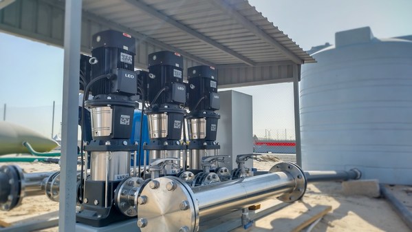 利欧泵业为卡塔尔球迷村提供智慧用水解决方案