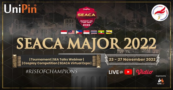 UniPin SEACA 2022 Returns in November, Providing The Biggest Stage for Southeast Asian Esports Team Battle