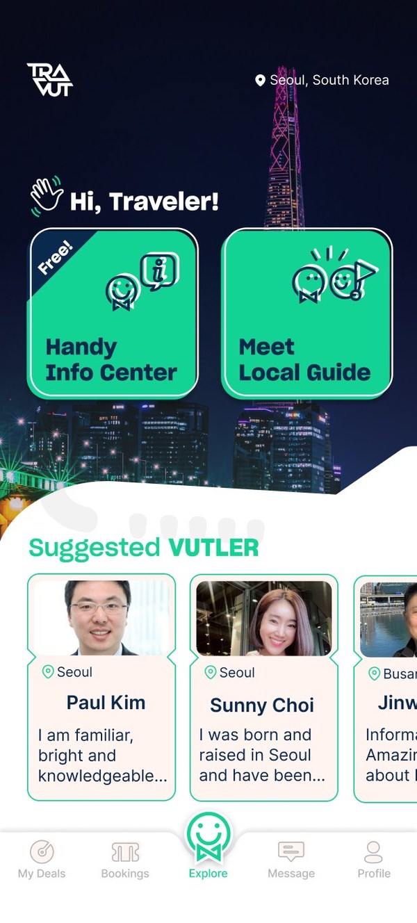 TRAVUT opens a travel information service, Handy Info Center that provides highly reliable travel information through real-time chat with locals