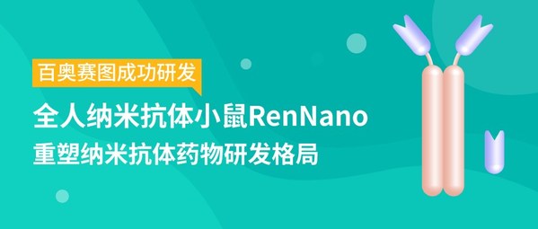 百奥赛图成功研发全人纳米抗体小鼠RenNano