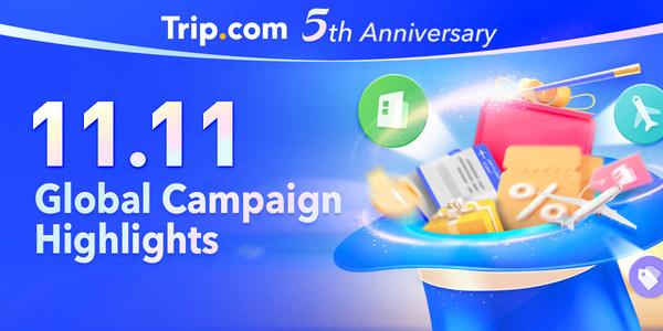 Trip.com bookings and app downloads hit new highs during 11.11 global campaign