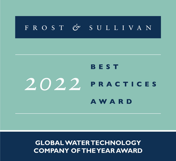 Evoqua Applauded by Frost & Sullivan for Its Industry-leading Expertise in Delivering High-quality Water and Wastewater Solutions
