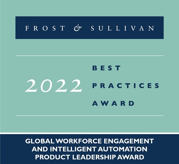 Intradiem Recognized by Frost & Sullivan for Its Superior Automation Solutions in the Workforce Engagement and Intelligent Automation Industry