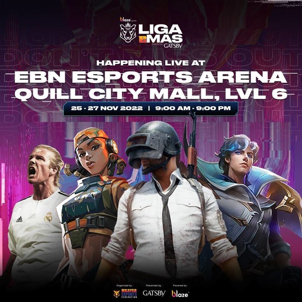 LIGA eMAS Playoffs Musim 1 Tiba di EBN Esports Arena