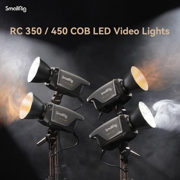 SmallRigが「AstralTech」光学システムを搭載した4つの強力なCOB LEDビデオライトを発表