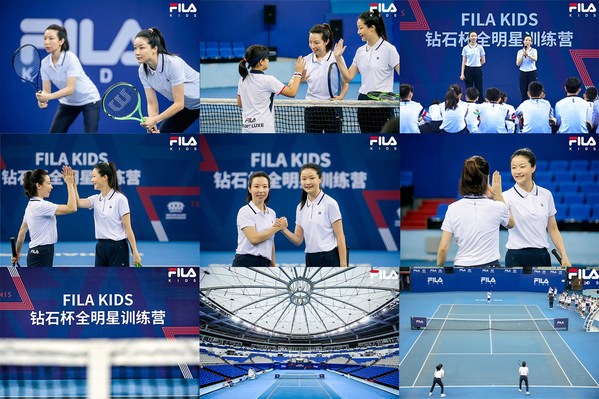 中国网球第一对大满贯双打金花晏紫郑洁重返球场，与FILA KIDS一同助力青少年网球发展