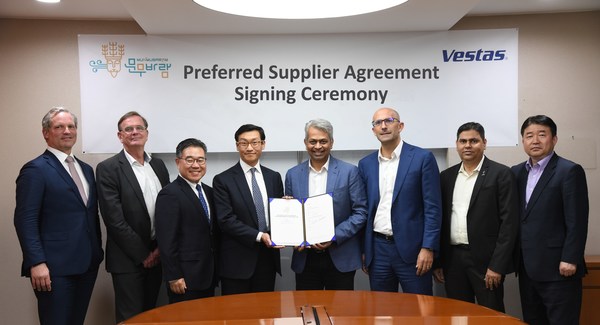 Vestas selected as preferred supplier for the 1.3 GW MunmuBaram floating offshore wind project in South Korea