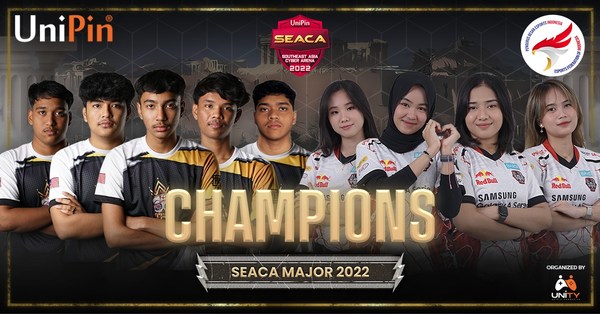 UniPin SEACA 2022 Officially Concludes with Victory to Malaysian Esports Team
