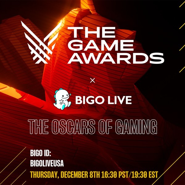 Bigo Live to livestream The Game Awards 2022 across more than 10 global markets.