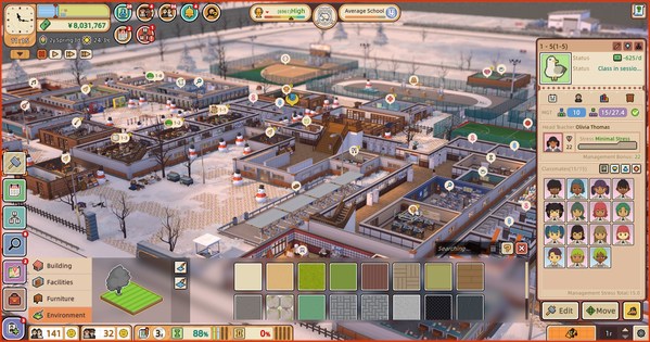 Build a school and catch truant students in this new pixel School-sim
